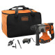 Перфоратор аккумуляторный Black&Decker с АКБ и ЗУ BCD900D1S