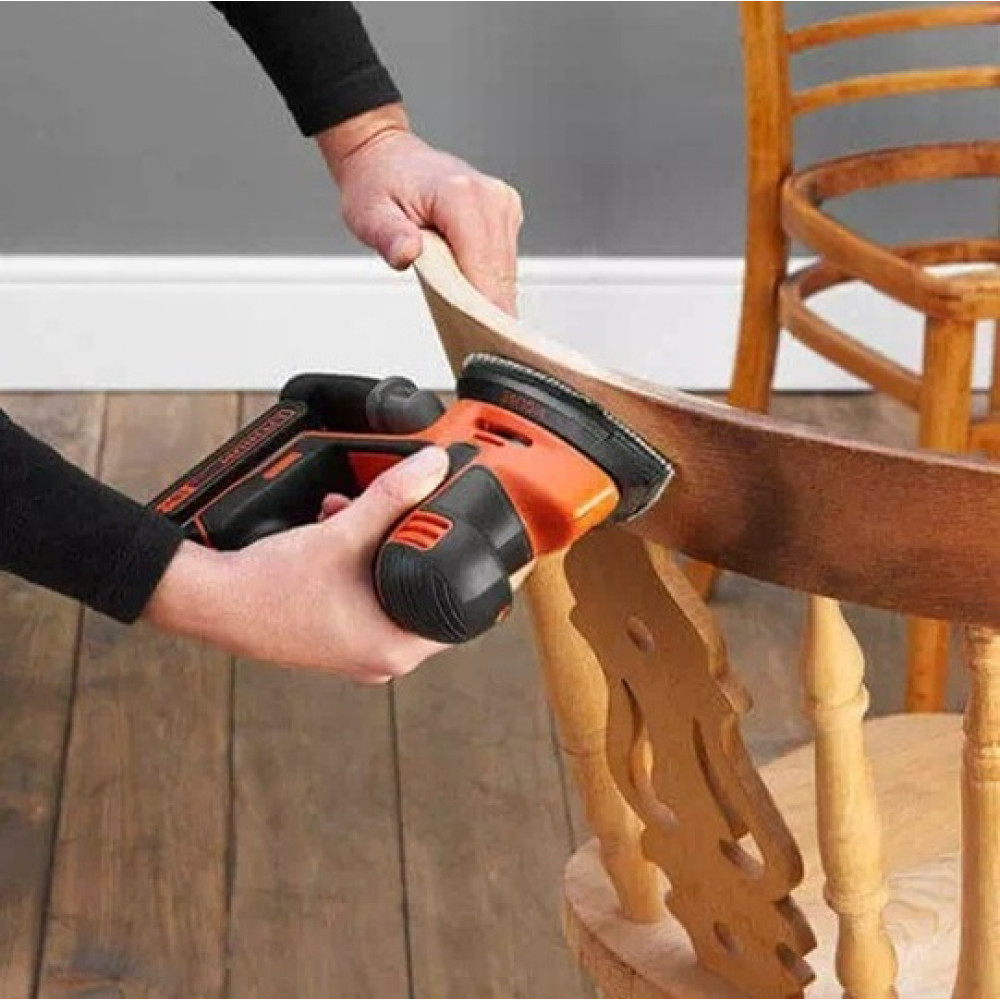 Шлифмашина вибрационная аккумуляторная Black&Decker с АКБ и ЗУ BDCDS18