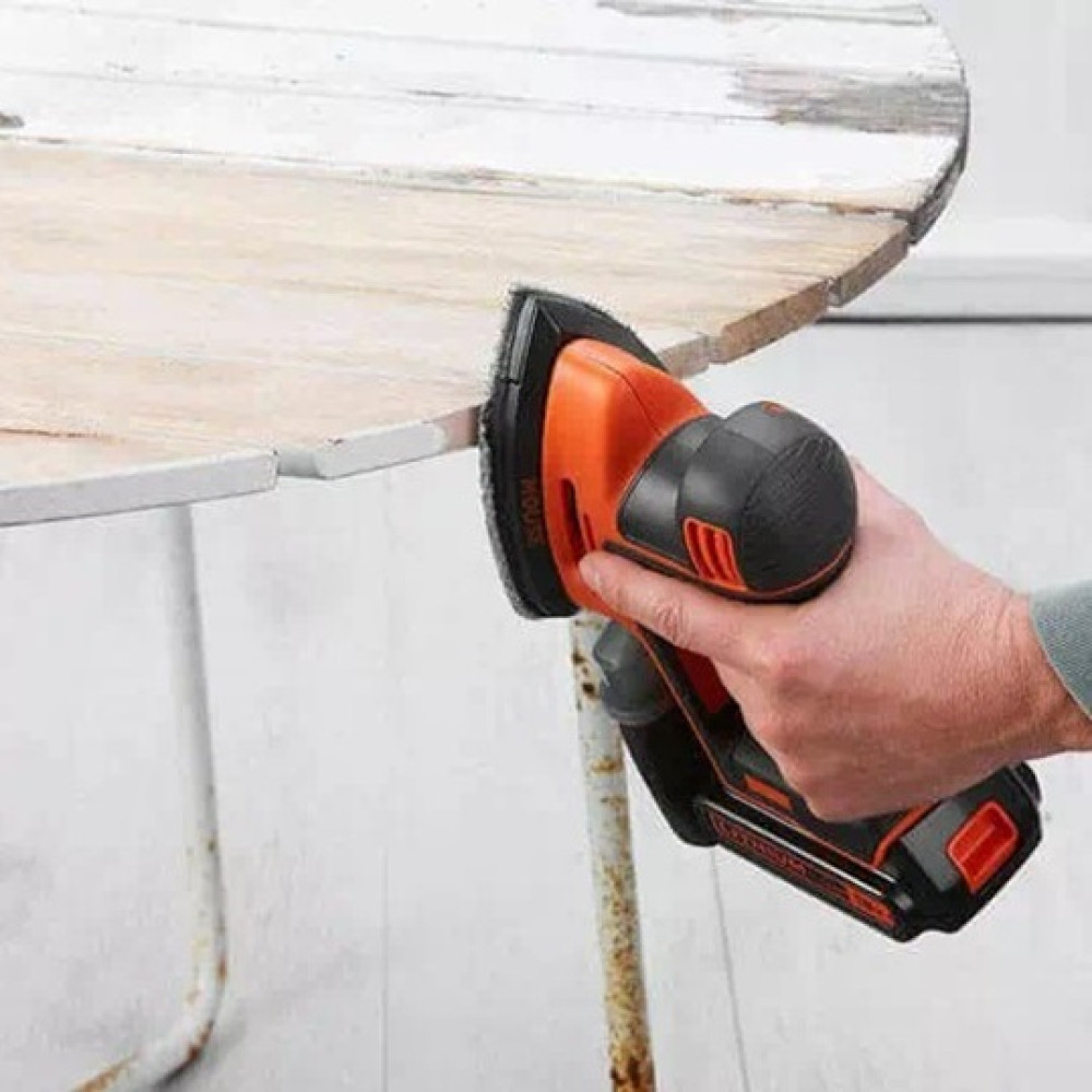 Шлифмашина вибрационная аккумуляторная Black&Decker с АКБ и ЗУ BDCDS18