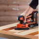 Шлифмашина вибрационная аккумуляторная Black&Decker с АКБ и ЗУ BDCDS18
