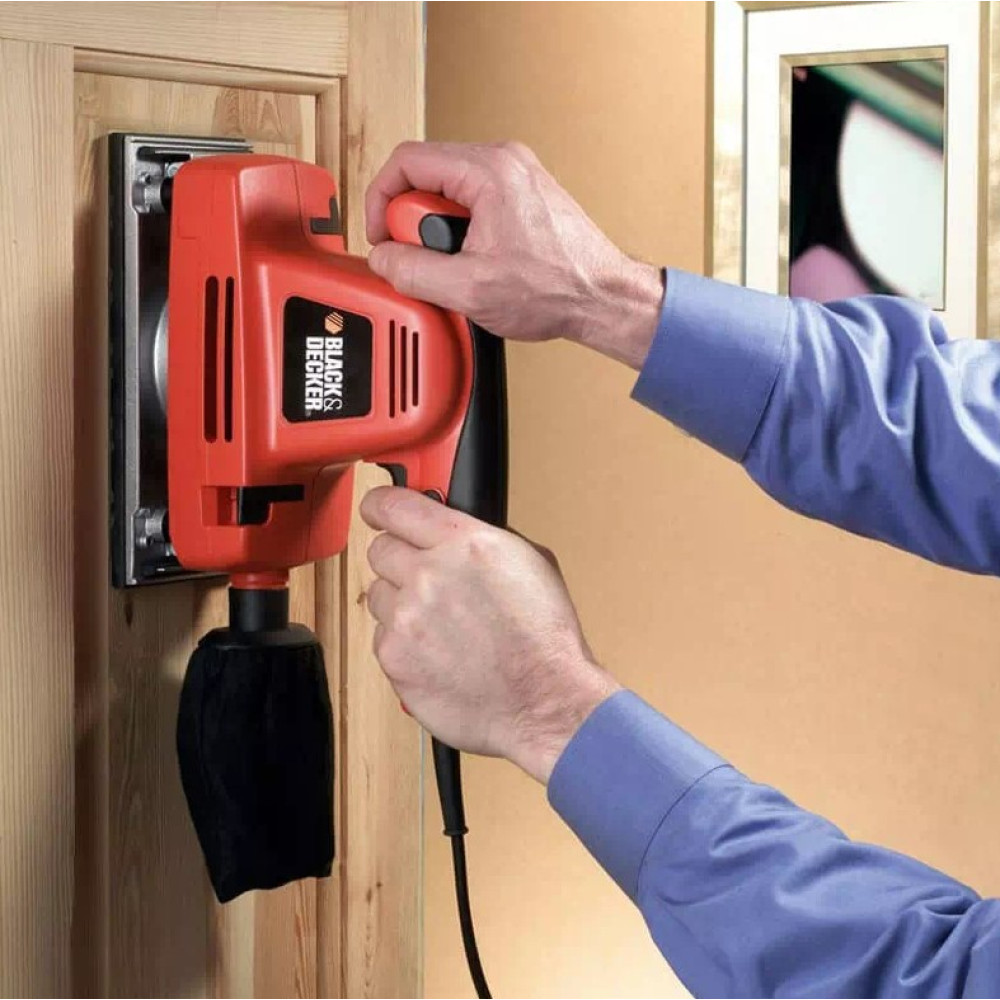 Вібраційна шліфувальна машина Black&Decker KA274EKA