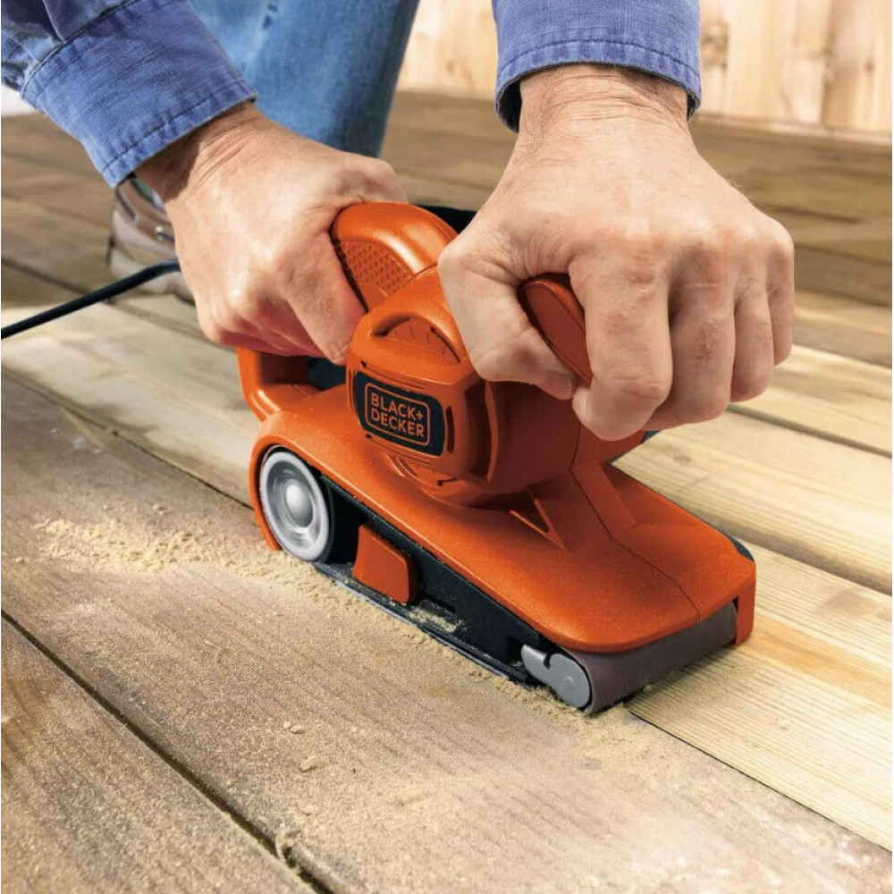 Шліфмашина стрічкова мережева Black&Decker KA86