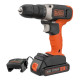 Акумуляторний дриль-шурупокрут Black&Decker з АКБ та ЗП BCD001C1