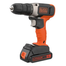 Аккумуляторная дрель-шуруповерт Black Decker с АКБ и ЗУ BCD001C1