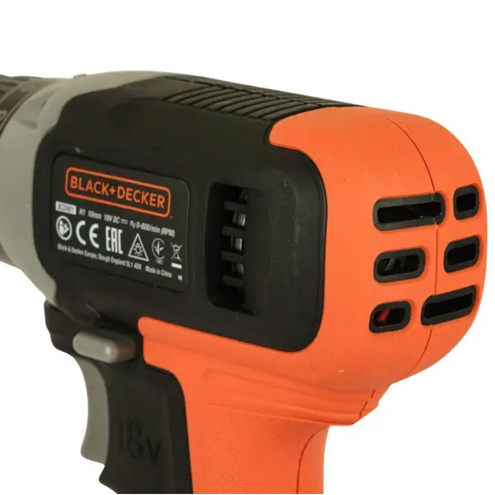 Акумуляторний дриль-шурупокрут Black&Decker з АКБ та ЗП BCD001C1