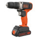 Акумуляторний дриль-шурупокрут Black&Decker з АКБ та ЗП BCD001C1