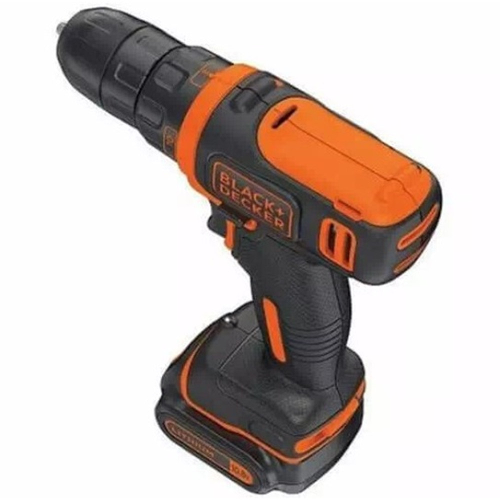 Аккумуляторная дрель-шуруповерт Black Decker с АКБ и ЗУ BDCDD12KB