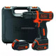 Аккумуляторная дрель-шуруповерт Black Decker с АКБ и ЗУ BDCDD12KB
