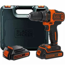 Аккумуляторная дрель-шуруповерт Black Decker с АКБ и ЗУ BDCDD186KB