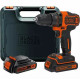 Аккумуляторная дрель-шуруповерт Black Decker с АКБ и ЗУ BDCDD186KB
