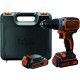 Дрель-шуруповерт аккумуляторная бесщеточная Black Decker с АКБ и ЗУ BL186KB
