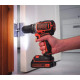 Дрель-шуруповерт аккумуляторная бесщеточная Black Decker с АКБ и ЗУ BL186KB