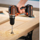 Аккумуляторная дрель-шуруповерт бесщеточная Black Decker без АКБ и ЗУ BL186N