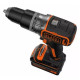 Дриль-шурупокрут акумуляторний безщітковий ударнийBlack&Decker з АКБ та ЗП BL188KB