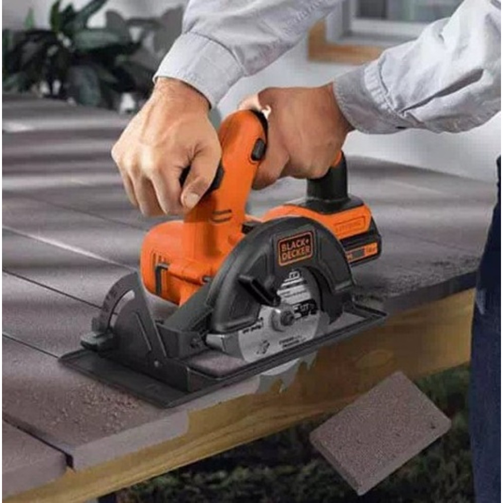 Пила дискова акумуляторна Black&Decker з АКБ та ЗП BDCCS18