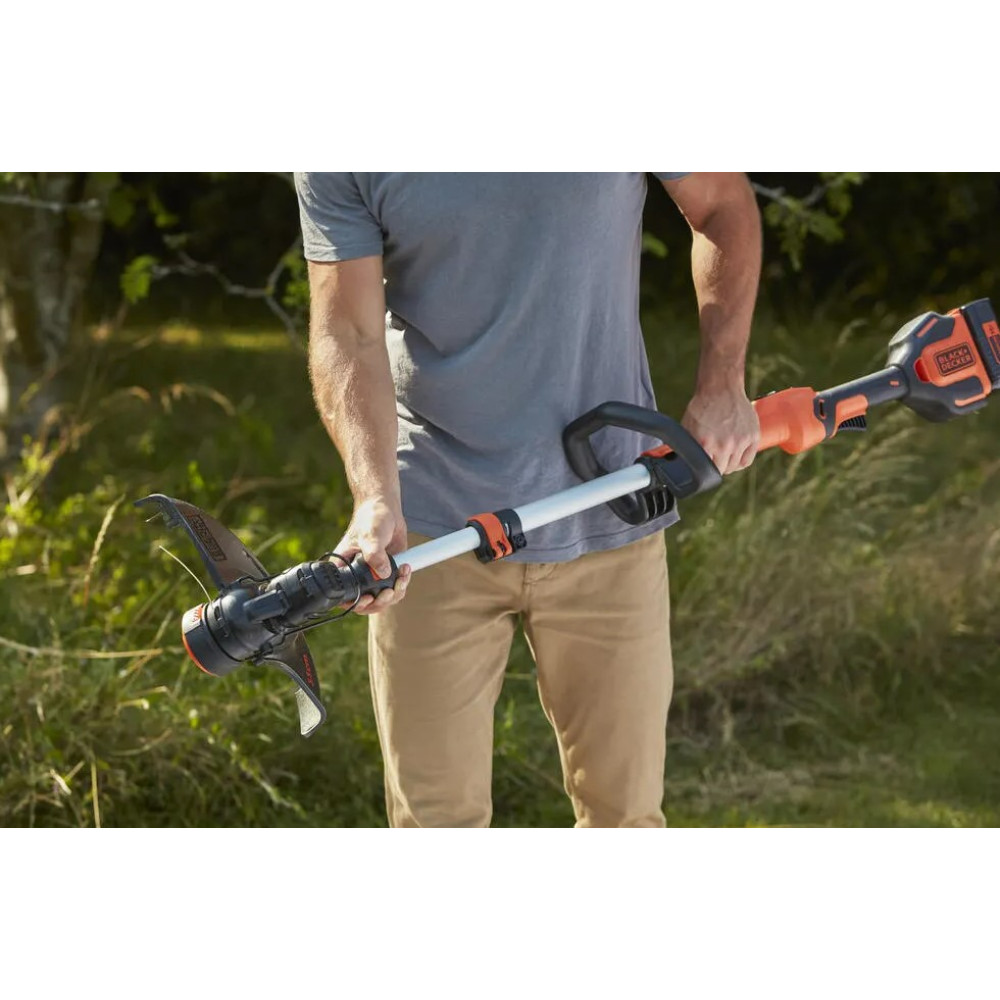 Акумуляторний триммер Black&Decker з АКБ та ЗП BCSTE636L1