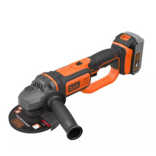 Шлифмашина угловая - болгарка аккумуляторная Black&Decker с АКБ и ЗУ BCG720M1