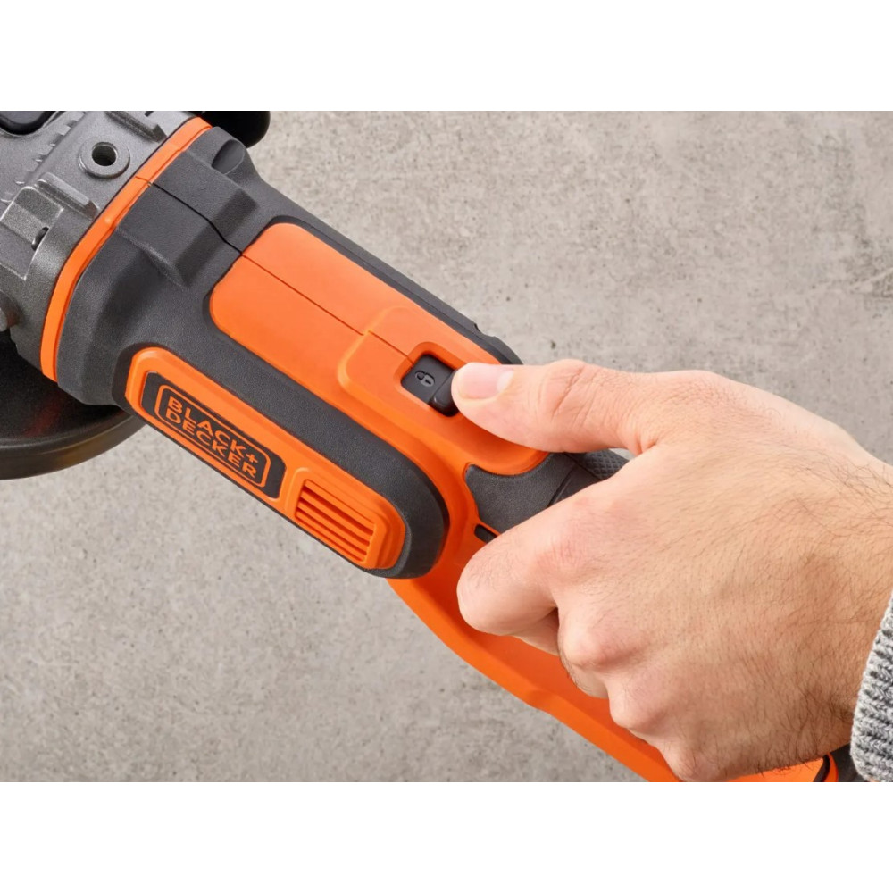 Шліфмашина кутова - болгарка акумуляторна Black&Decker без АКБ та ЗП BCG720N