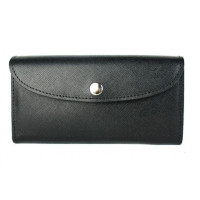 Кошелек женский кожаный The Wings SMART WALLET черный сафьян TW-Smart-black-saf