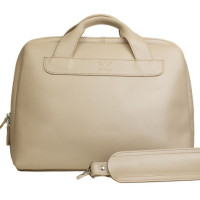 Сумка деловая кожная The Wings ATTACHE BRIEFCASE бежевый
