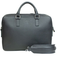 Сумка ділова шкірна The Wings BRIEFCASE 2.0 чорний флотар