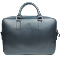 Сумка деловая кожная The Wings BRIEFCASE 2.0 синий сафьян