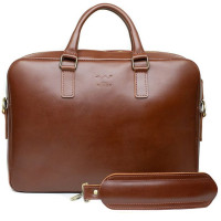 Сумка деловая кожная The Wings BRIEFCASE 2.0 светло-коричневый