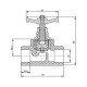 Кран PPR Blue Ocean вентильний 32, короткий SD00005509
