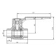 Кран кульовий Blue Ocean 32 з кулею ABS SD00010632