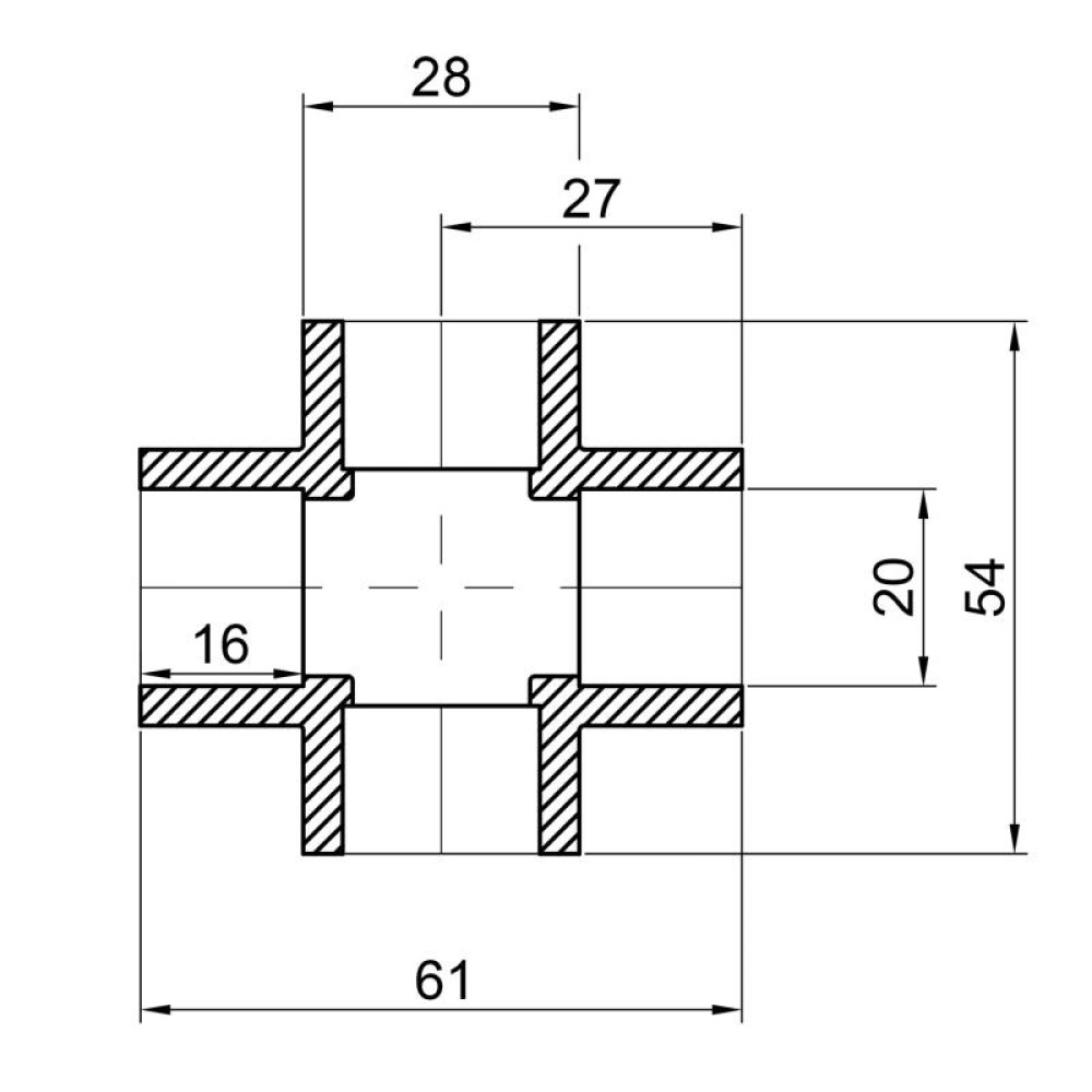 Крестовина PPR Thermo Alliance 20 DSF001