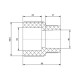 Муфта PPR Blue Ocean 63х40 редукційна SD00006360