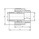 Муфта PPR Blue Ocean 25х1/2" НР SD00006381