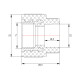 Муфта PPR Blue Ocean 32х1" ВР SD00006389