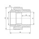 Муфта PPR Blue Ocean 75х2" 1/2 ВР SD00006403