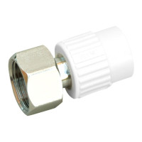 Муфта PPR с накидной гайкой Blue Ocean 25х3/4" ВР с латунным штоком SD00042202
