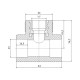 Трійник PPR Blue Ocean 25х3/4"х25 ВР SD00009246