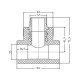 Трійник PPR Blue Ocean 25х3/4"х25 ЗР SD00009247