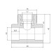 Трійник PPR Blue Ocean 32х1/2" х32 ВР SD00009248