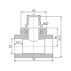 Трійник PPR Blue Ocean 32х1"х32 ЗР SD00009253