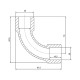 Кутник PPR Blue Ocean відвід 25, 90 ° ВВ SD00010017