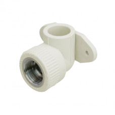 Уголок PPR Blue Ocean настенный с креплением 25х3/4", 90° ВР SD00010043