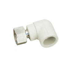 Уголок PPR Blue Ocean с накидной гайкой 20х1/2", 90° ВР SD00010053