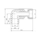 Кутник PPR Blue Ocean з накидною гайкою 25х1/2", 90 ° ВР SD00010056