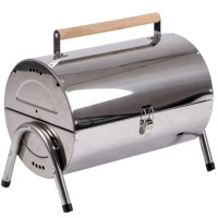 Гриль вугільний Bo-Camp Barrel Silver (8108381) (DAS301446)