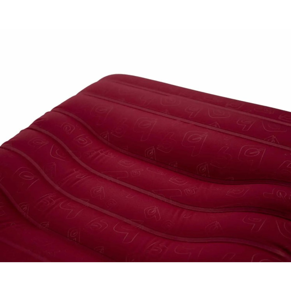 Килимок надувний Bo-Camp Laticuda Ergonomic Gold 191x60x14 cm Grey/Red (3107105) (DAS301471)