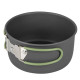 Набір посуду Bo-Camp Explorer 4 Pieces Hard Anodized Grey/Green (2200244) (DAS301407)