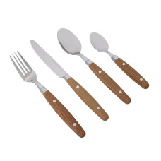 Набор столовых приборов Gimex Cutlery Nature 16 Pieces 4 Person Wood (6960904) (DAS302016)