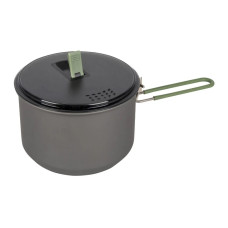 Кастрюля Bo-Camp Explorer Hard Anodized 1L Grey/Green (2200236) (DAS302115)