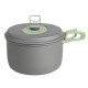 Набір посуду Bo-Camp Explorer XL 4 Pieces Hard Anodized Grey/Green (2200249) (DAS302116)