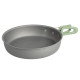 Набір посуду Bo-Camp Explorer XL 4 Pieces Hard Anodized Grey/Green (2200249) (DAS302116)